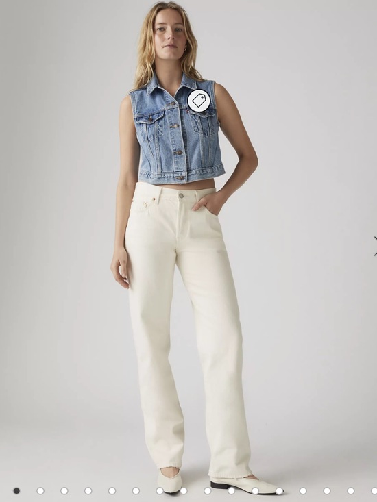 Levi's Denim - Straight Leg Women’s Jeans — Cream